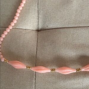 Beautiful Pink Trifari vintage necklace
